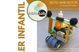 Taller infantil bibliolab - Moto amb motor