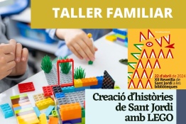 Creació d'històries de Sant Jordi amb LEGO
